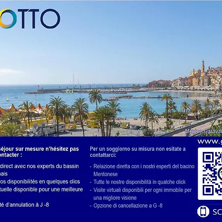 Apartamento Luxueux 3p Climatisé Avec Terrasses Et Parkings - Fr-1-196-331 Menton